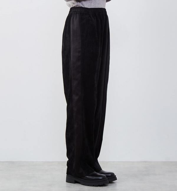 Soffitto「【Soffitto x KojiKojiコラボ】サテン側章ベロアリラックスパンツ」|その他|