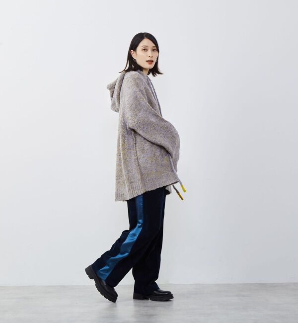 Soffitto「【Soffitto x KojiKojiコラボ】サテン側章ベロアリラックスパンツ」|その他|