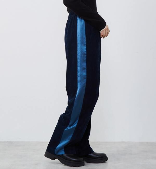 Soffitto「【Soffitto x KojiKojiコラボ】サテン側章ベロアリラックスパンツ」|その他|