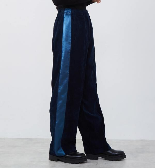 Soffitto「【Soffitto x KojiKojiコラボ】サテン側章ベロアリラックスパンツ」|その他|
