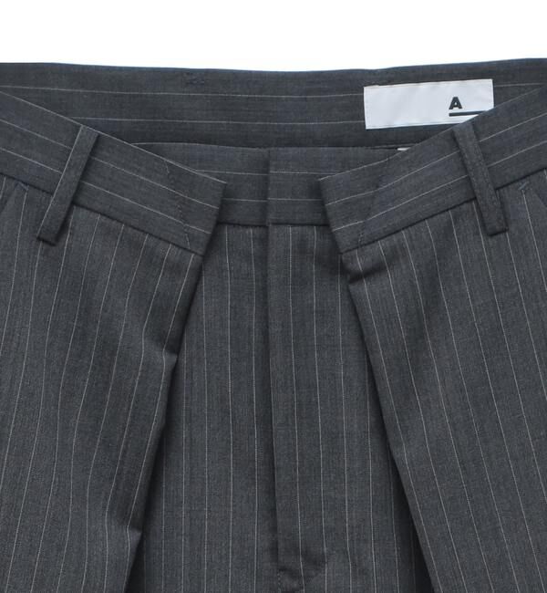 A_「【A_/エース】ピンストライプタックパンツ」|その他|