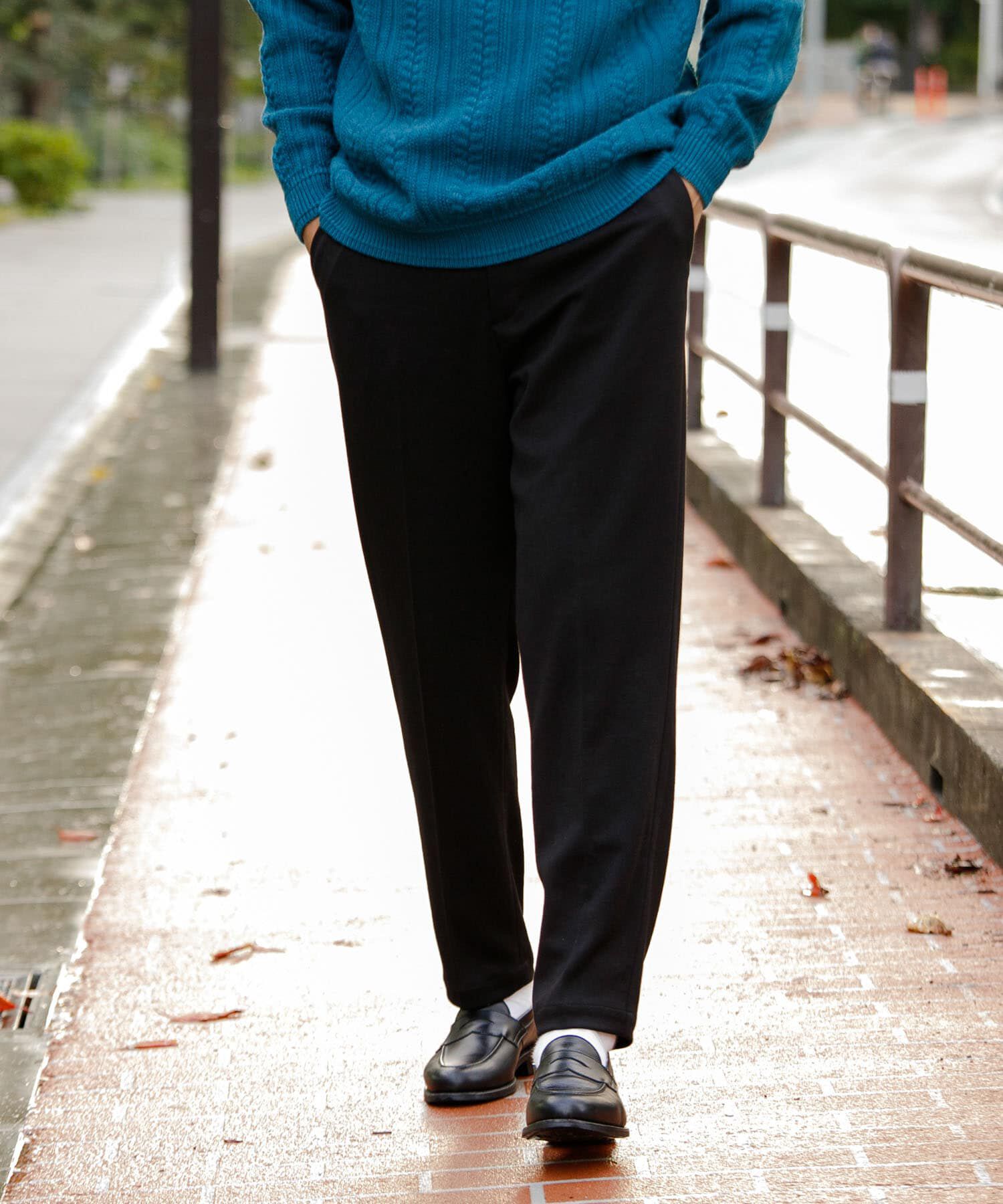 URBAN RESEARCH DOORS「ウールライクテーパードトラウザー」|その他|