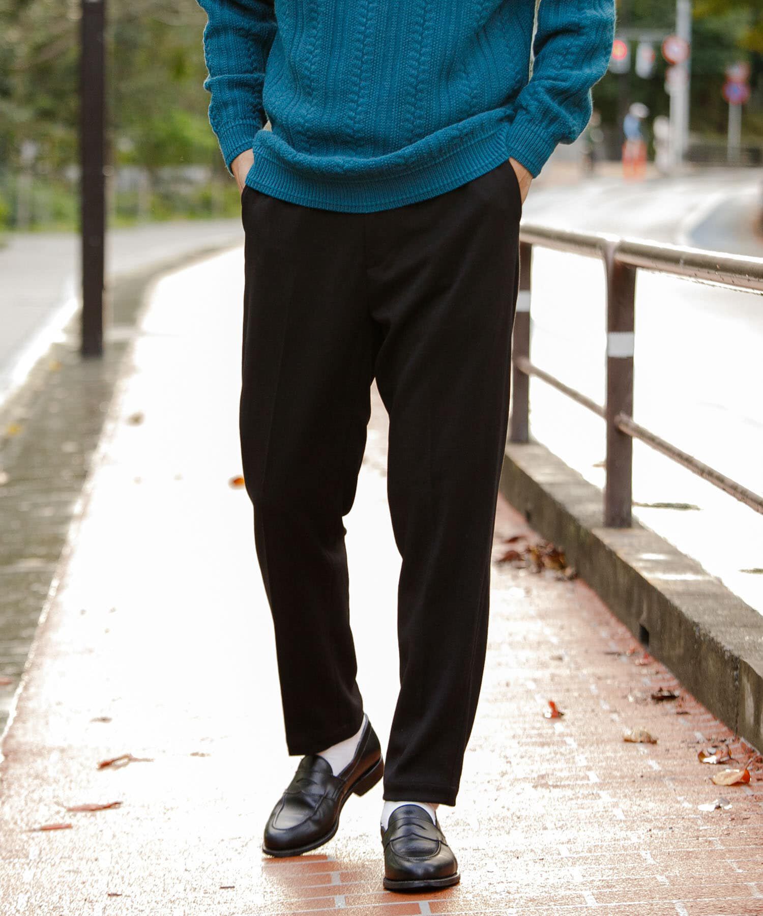 URBAN RESEARCH DOORS「ウールライクテーパードトラウザー」|その他|