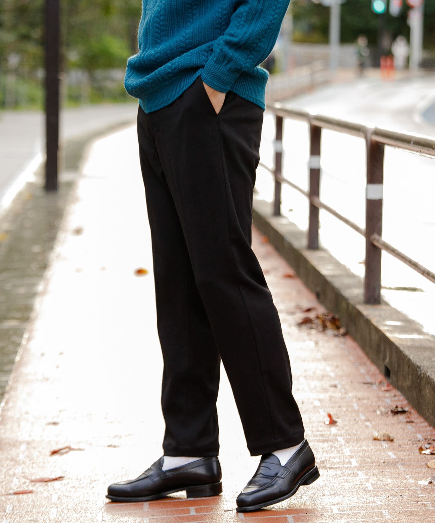 URBAN RESEARCH DOORS「ウールライクテーパードトラウザー」|その他|