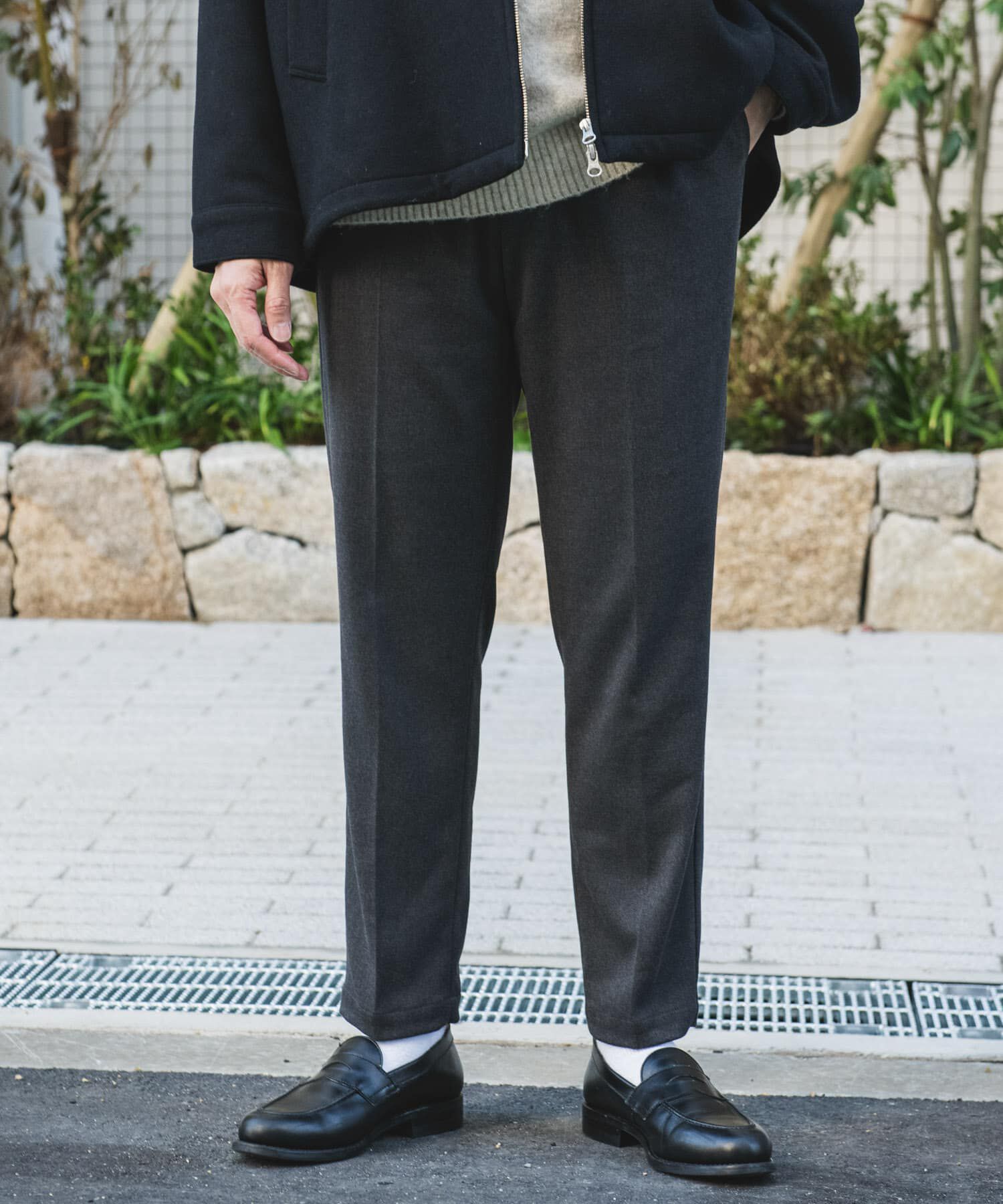 URBAN RESEARCH DOORS「ウールライクテーパードトラウザー」|その他|