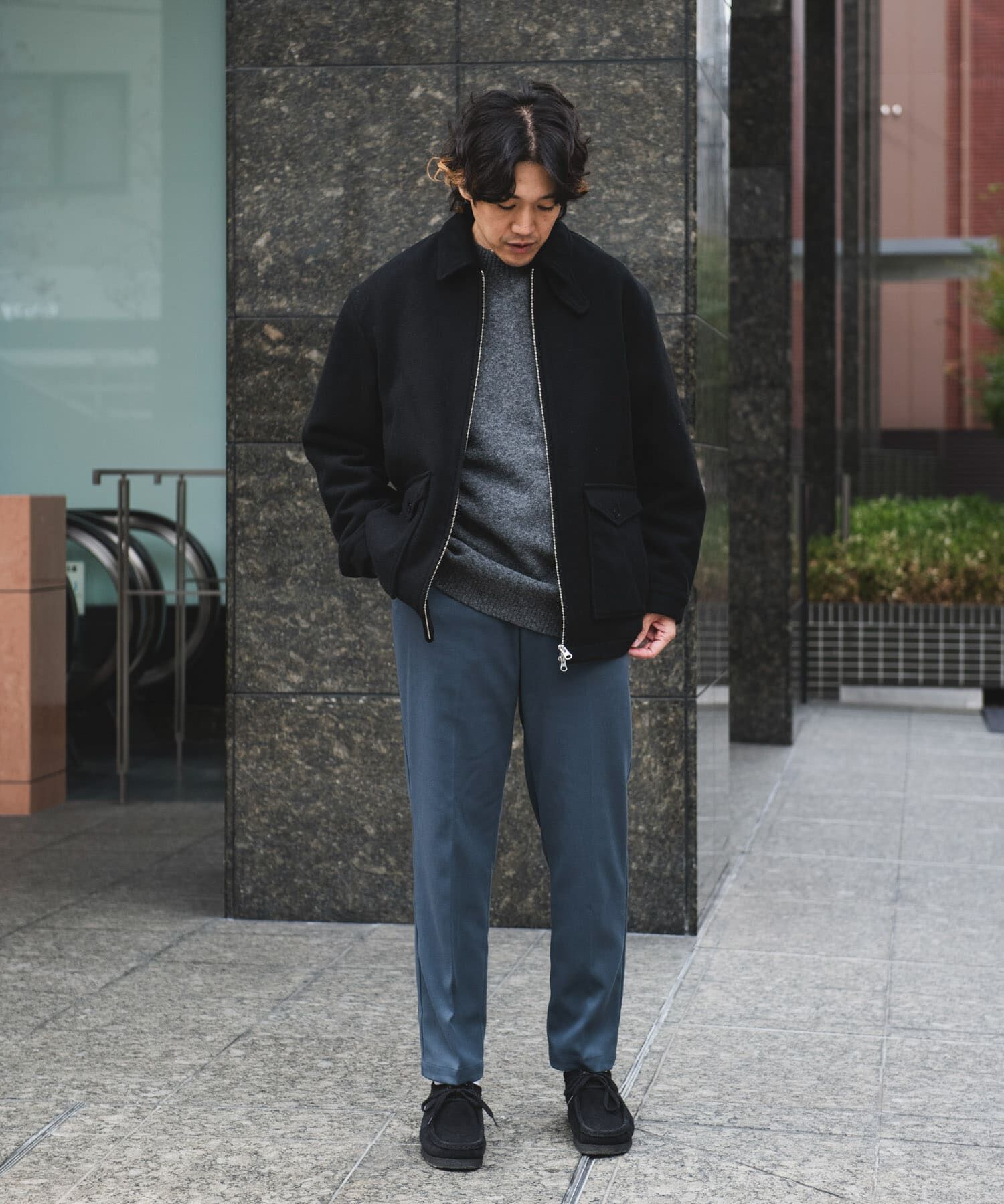 URBAN RESEARCH DOORS「ウールライクテーパードトラウザー」|その他|