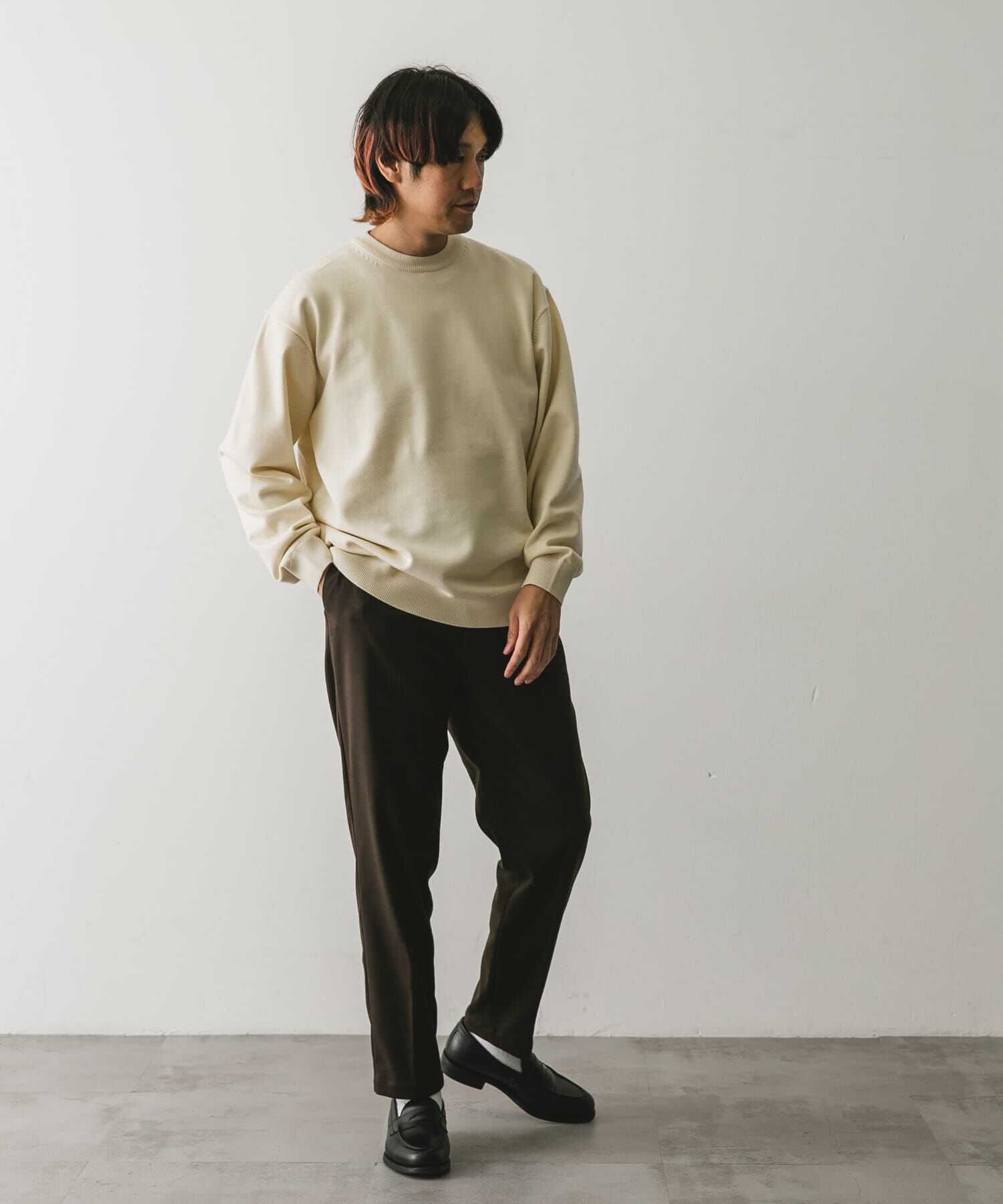 URBAN RESEARCH DOORS「ウールライクテーパードトラウザー」|その他|