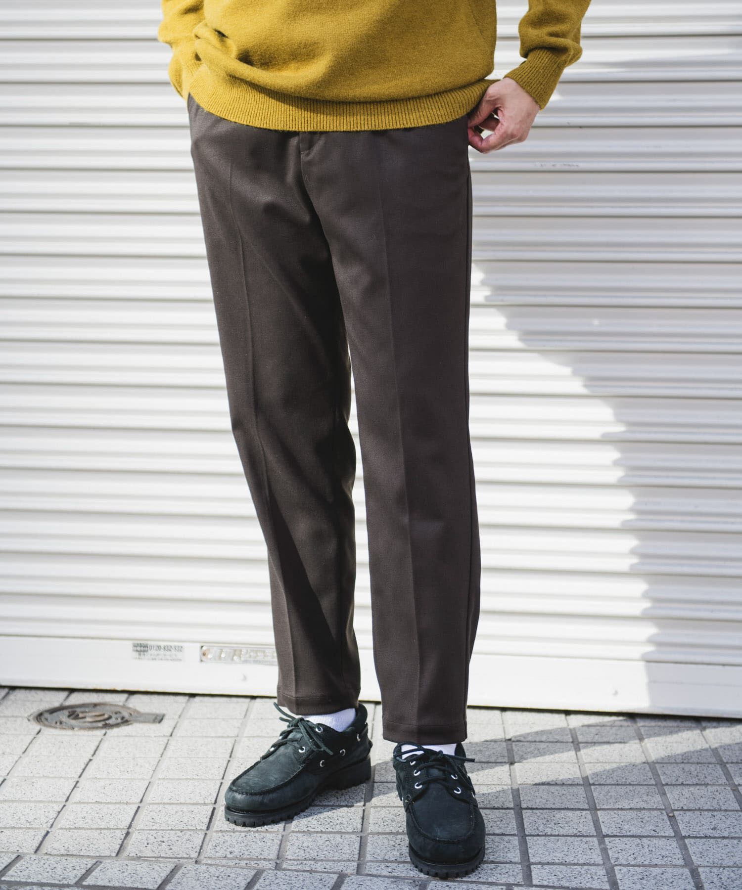 URBAN RESEARCH DOORS「ウールライクテーパードトラウザー」|その他|