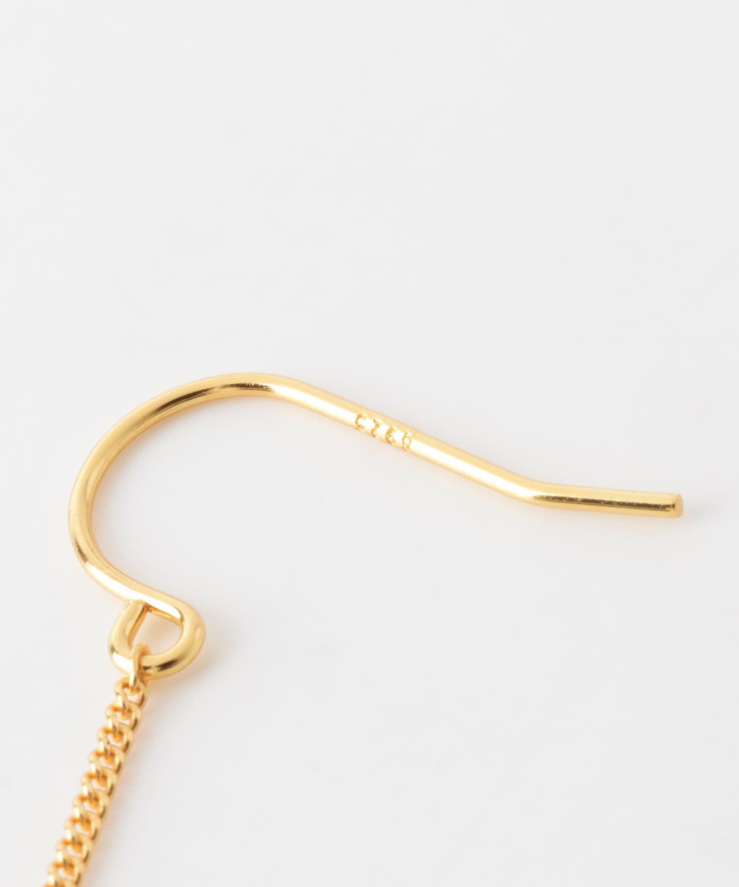 SMELLY「SMELLY so&rsquo;　pearl chain pierce gld」|ピアス|