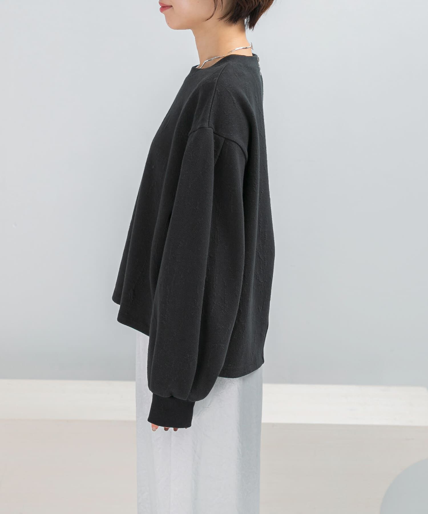 URBAN RESEARCH ROSSO「タックスリーブジャガードスウェット」|スウェット・ジャージ|