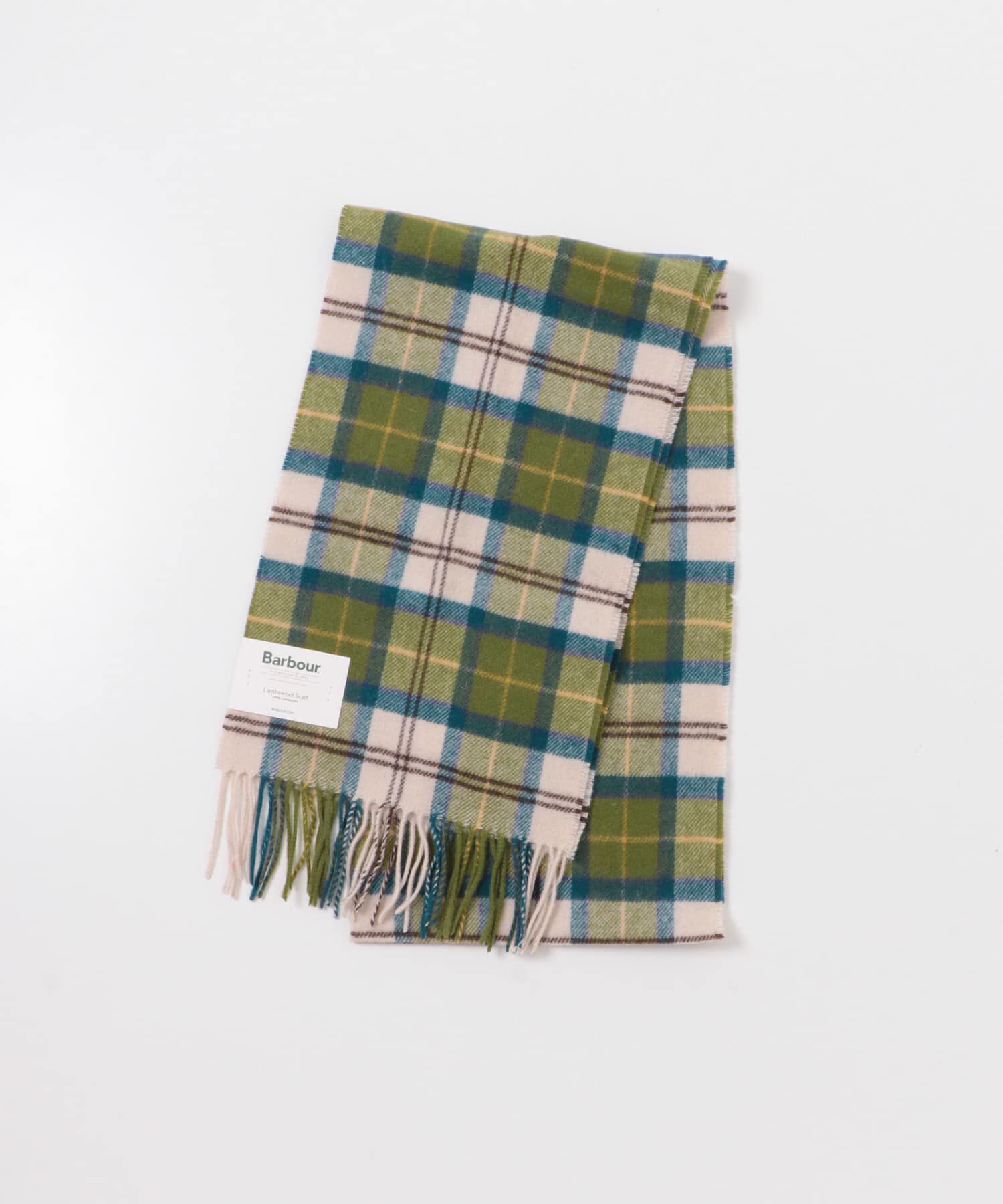 URBAN RESEARCH DOORS「Barbour　TARTAN LAMBSWOOL SCARF」|マフラー|ベージュ系その他