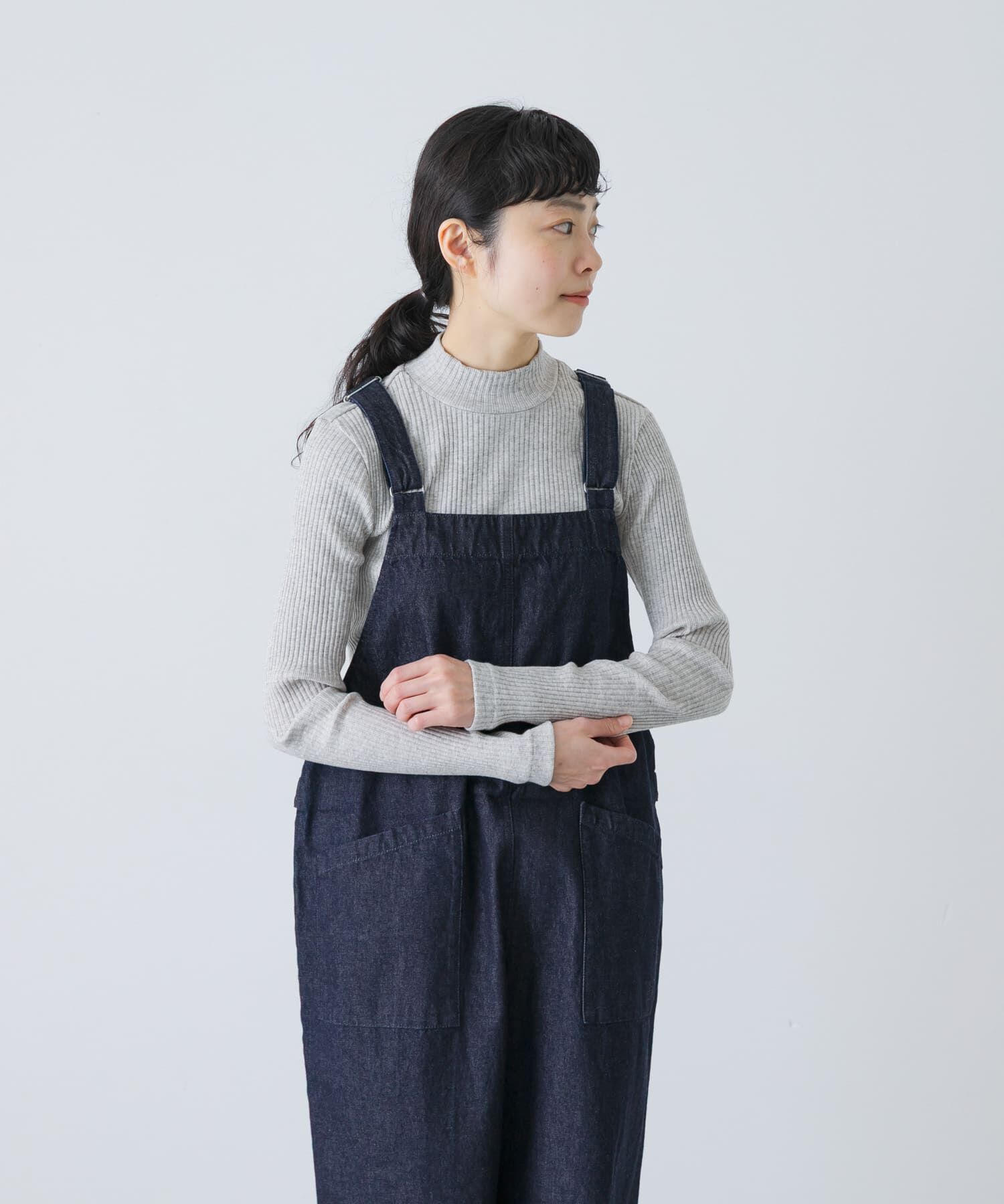 かぐれ「ヤクコットンハイネックカットソー」|Tシャツ・カットソー|