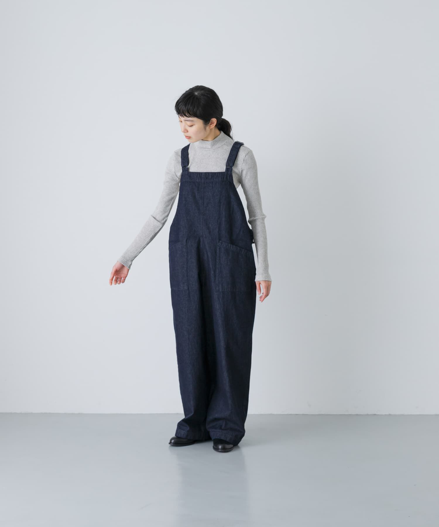 かぐれ「ヤクコットンハイネックカットソー」|Tシャツ・カットソー|