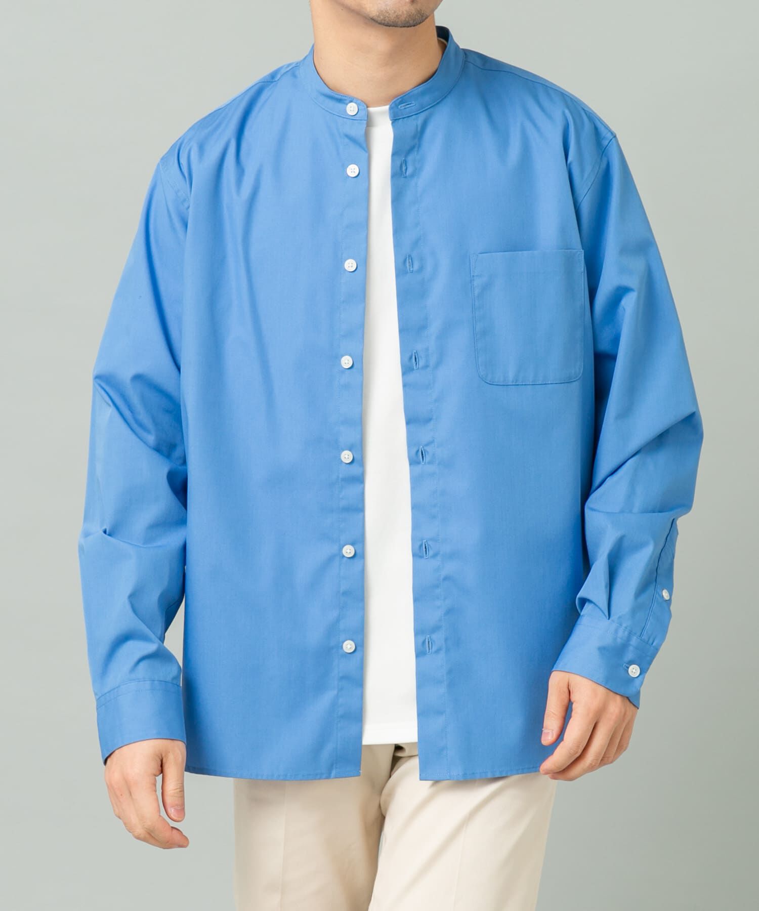 URBAN RESEARCH ROSSO「『防シワ/防臭』アーバンリラックスブロードバンドシャツ」|シャツ・ブラウス|