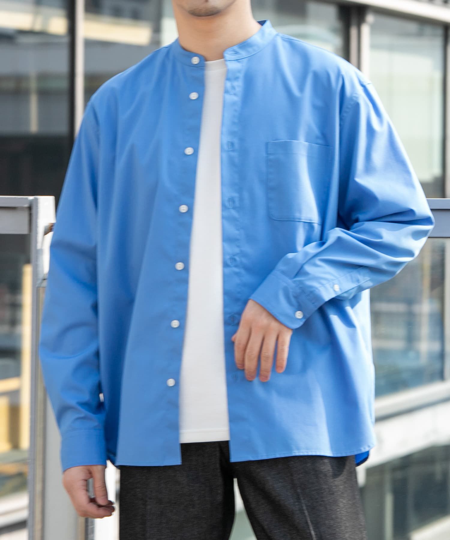 URBAN RESEARCH ROSSO「『防シワ/防臭』アーバンリラックスブロードバンドシャツ」|シャツ・ブラウス|