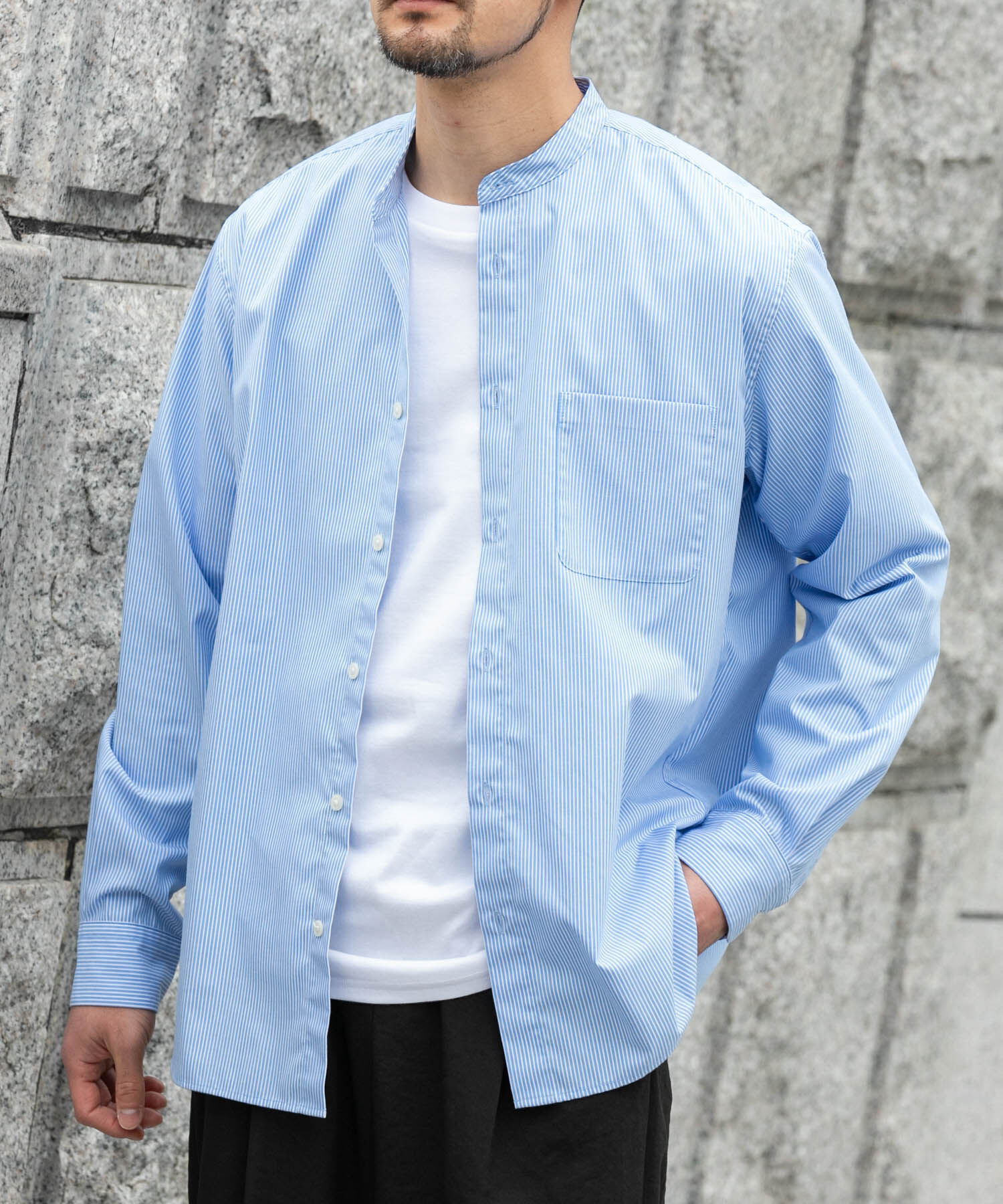 URBAN RESEARCH ROSSO「『防シワ/防臭』アーバンリラックスブロードバンドシャツ」|シャツ・ブラウス|