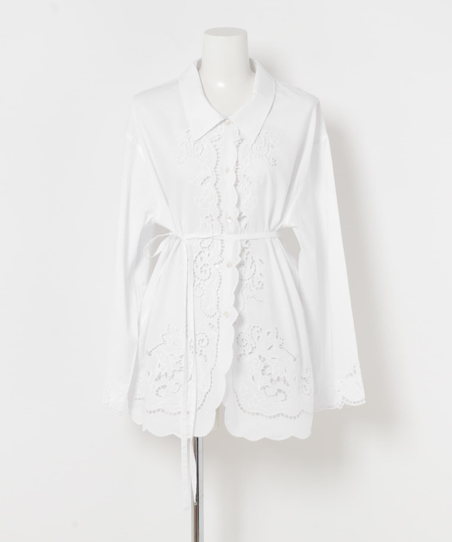 URBAN RESEARCH「カットワーク刺繍シャツ」|シャツ・ブラウス|