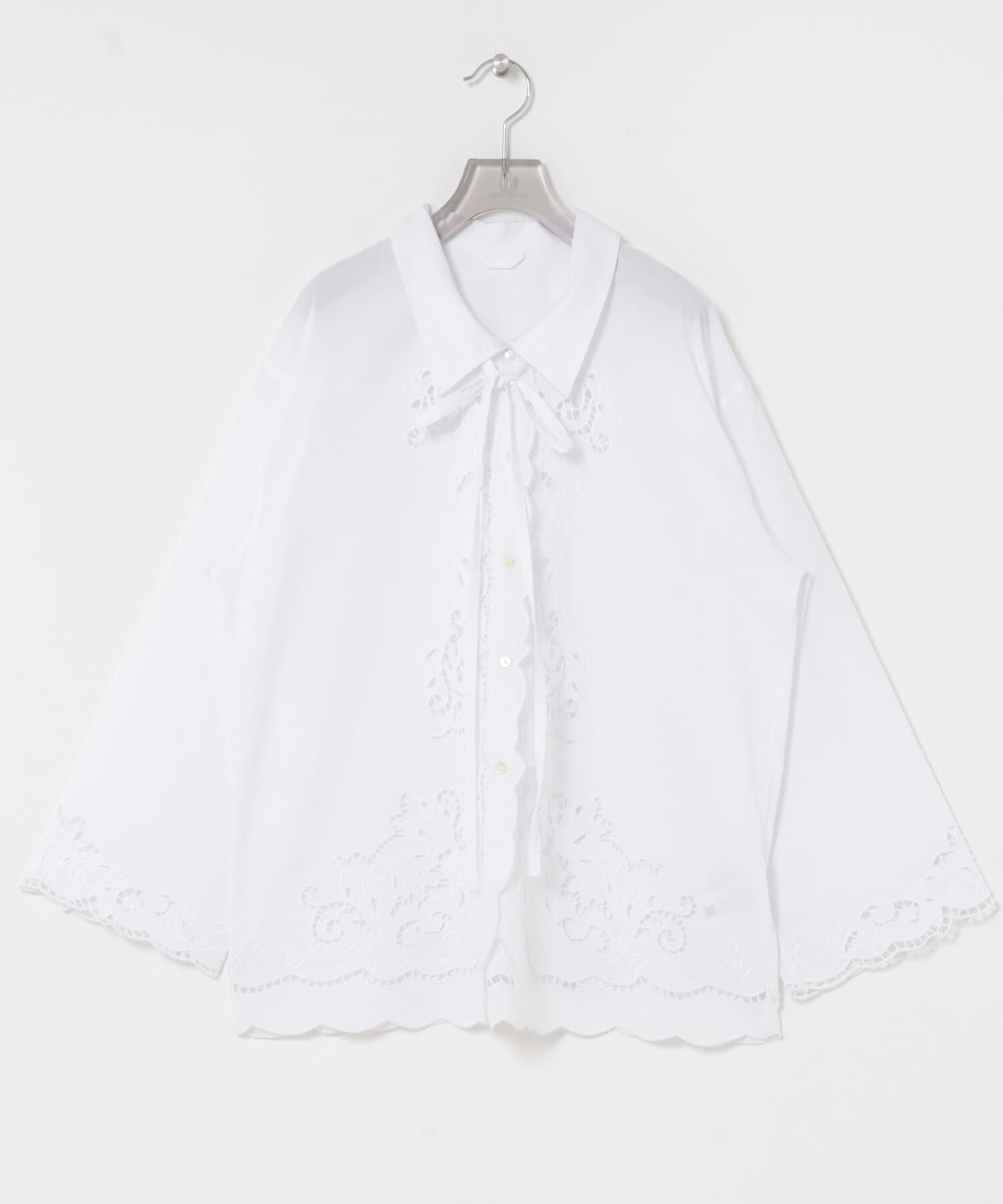 URBAN RESEARCH「カットワーク刺繍シャツ」|シャツ・ブラウス|