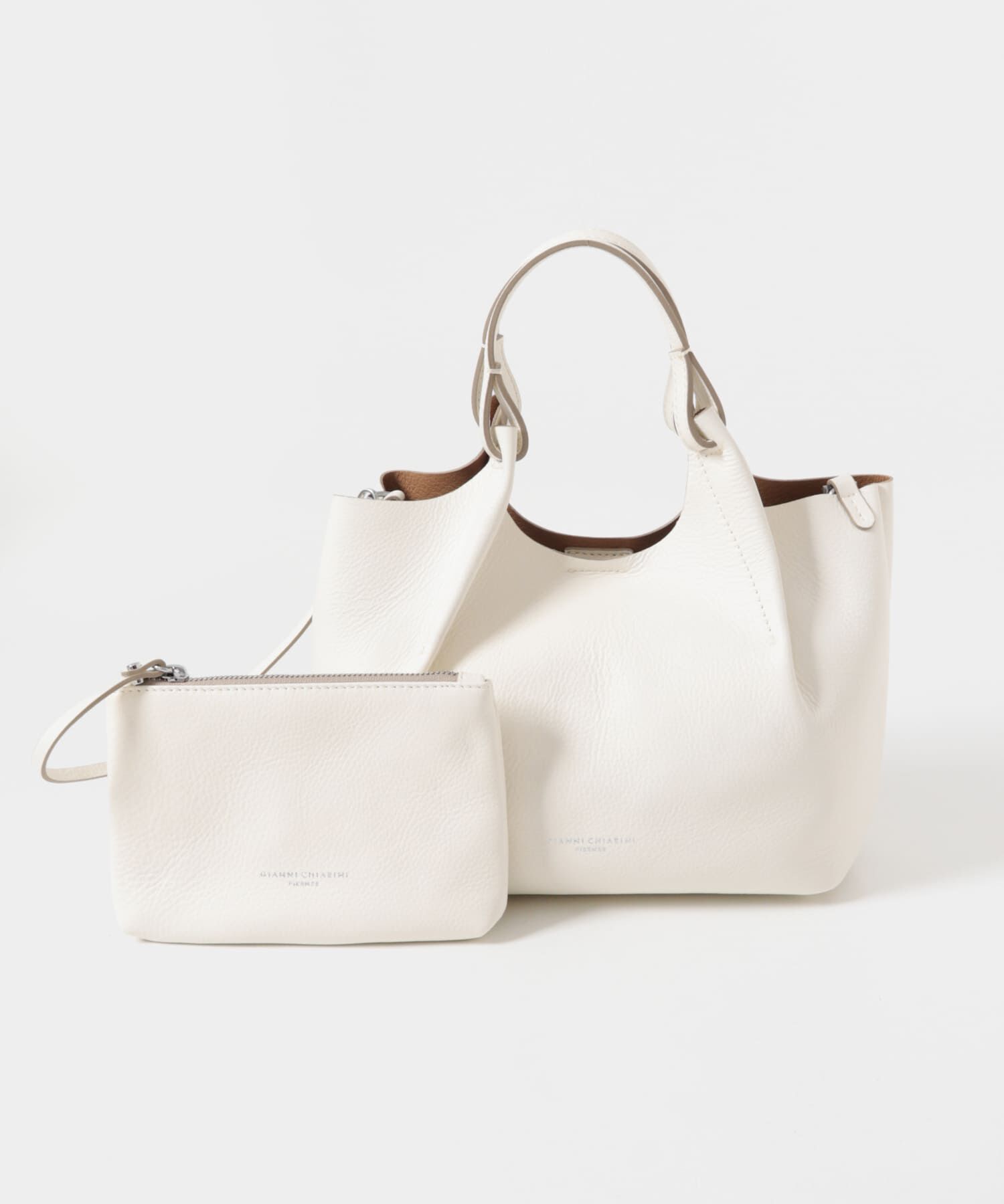 URBAN RESEARCH ROSSO「GIANNI CHIARINI　DUA」|ハンドバッグ|ベージュ系その他