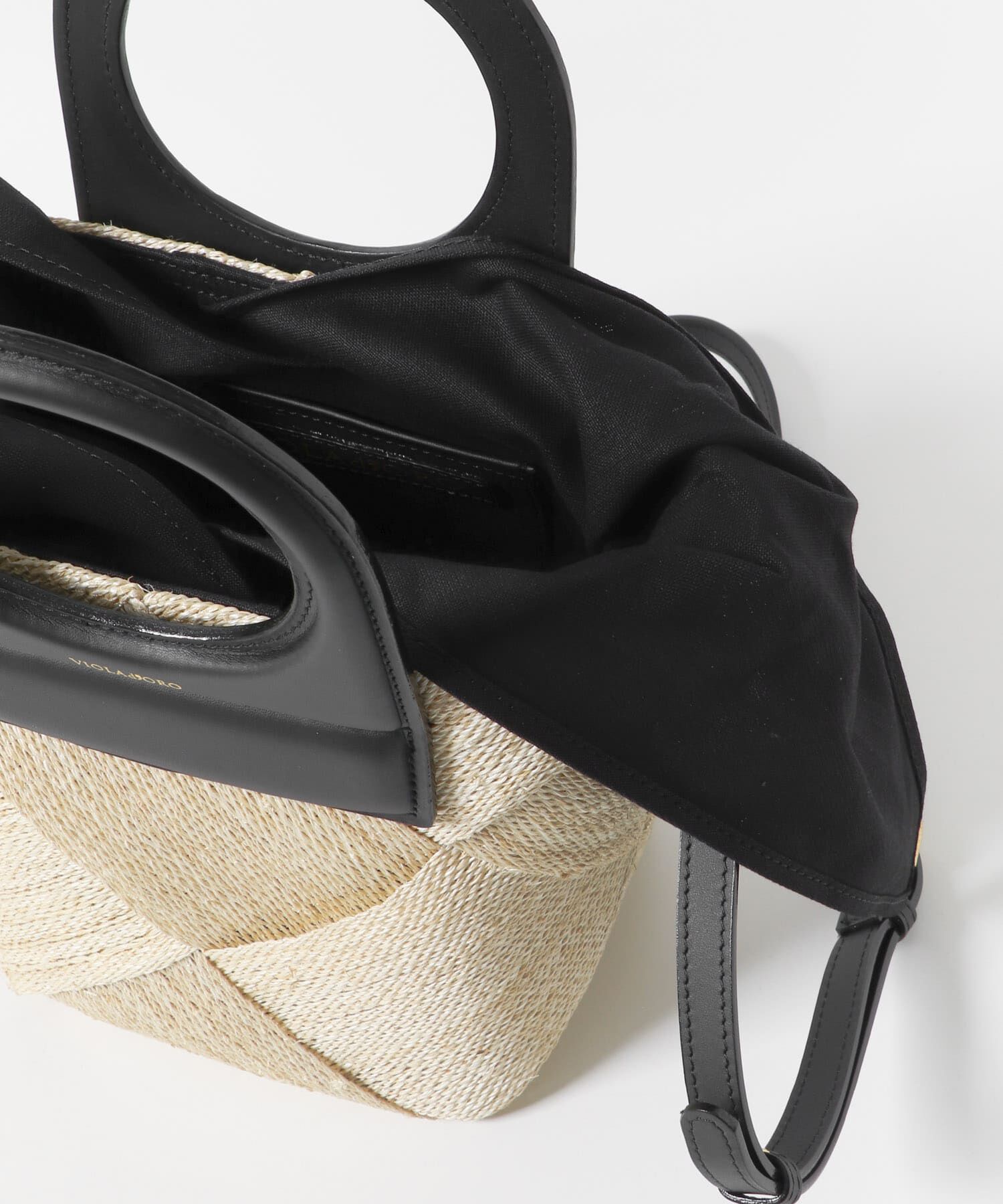 URBAN RESEARCH ROSSO「VIOLAd&rsquo;ORO　レザーハンドルアバカメッシュバッグ」|ショルダー・メッセンジャー|