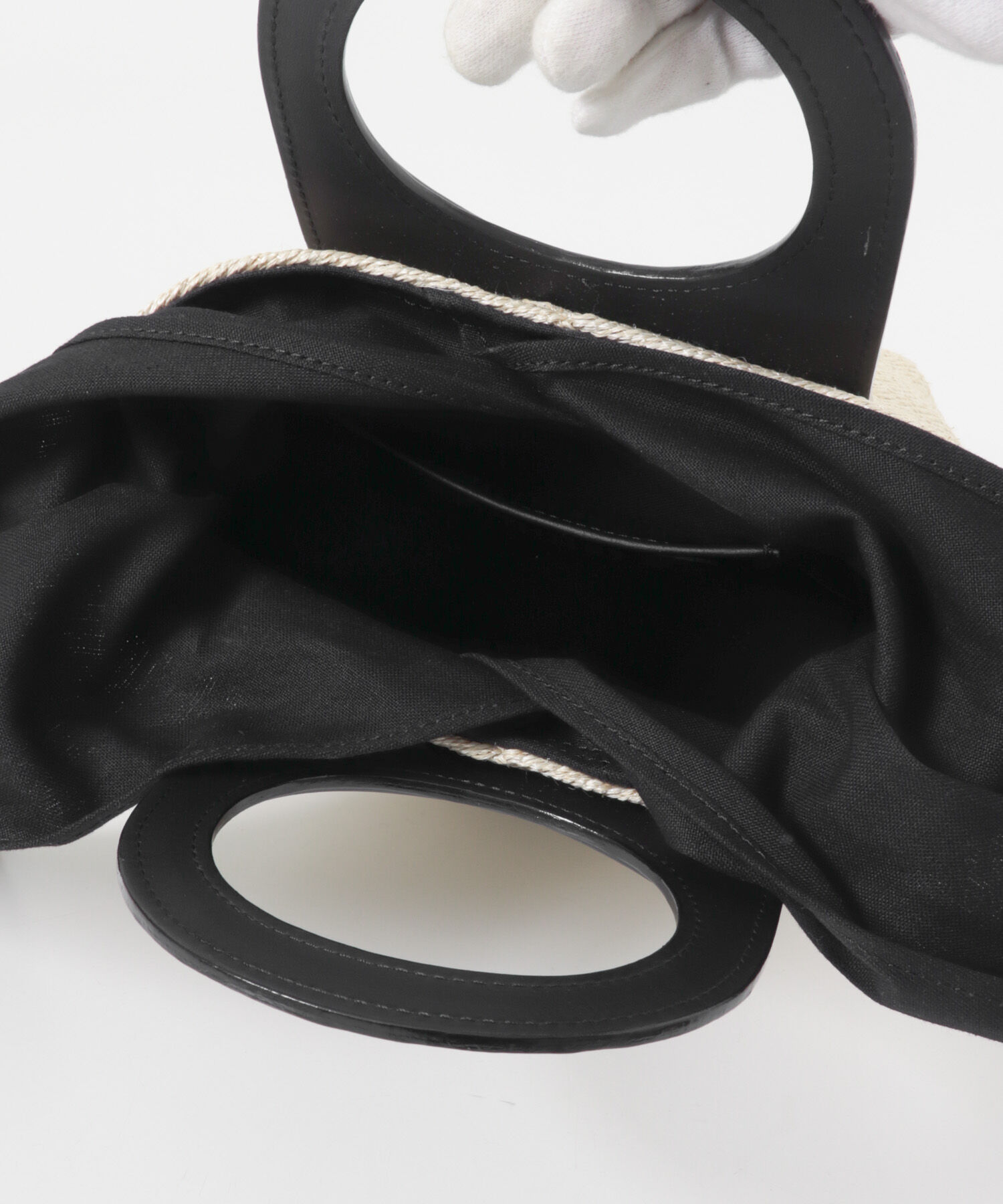 URBAN RESEARCH ROSSO「VIOLAd&rsquo;ORO　レザーハンドルアバカメッシュバッグ」|ショルダー・メッセンジャー|