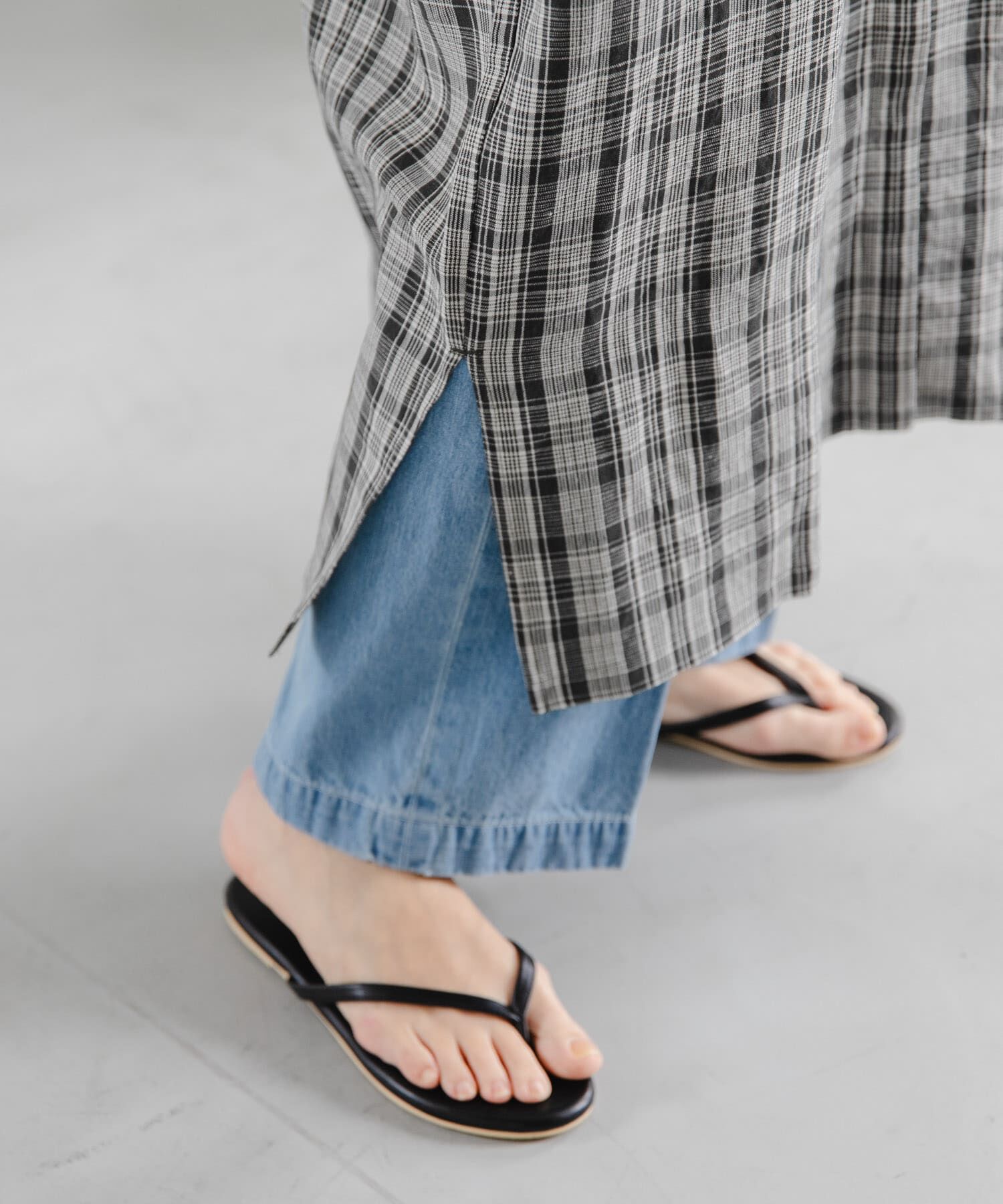 URBAN RESEARCH DOORS「FORK&SPOON　リネンレーヨンシャツワンピース」|ワンピース|