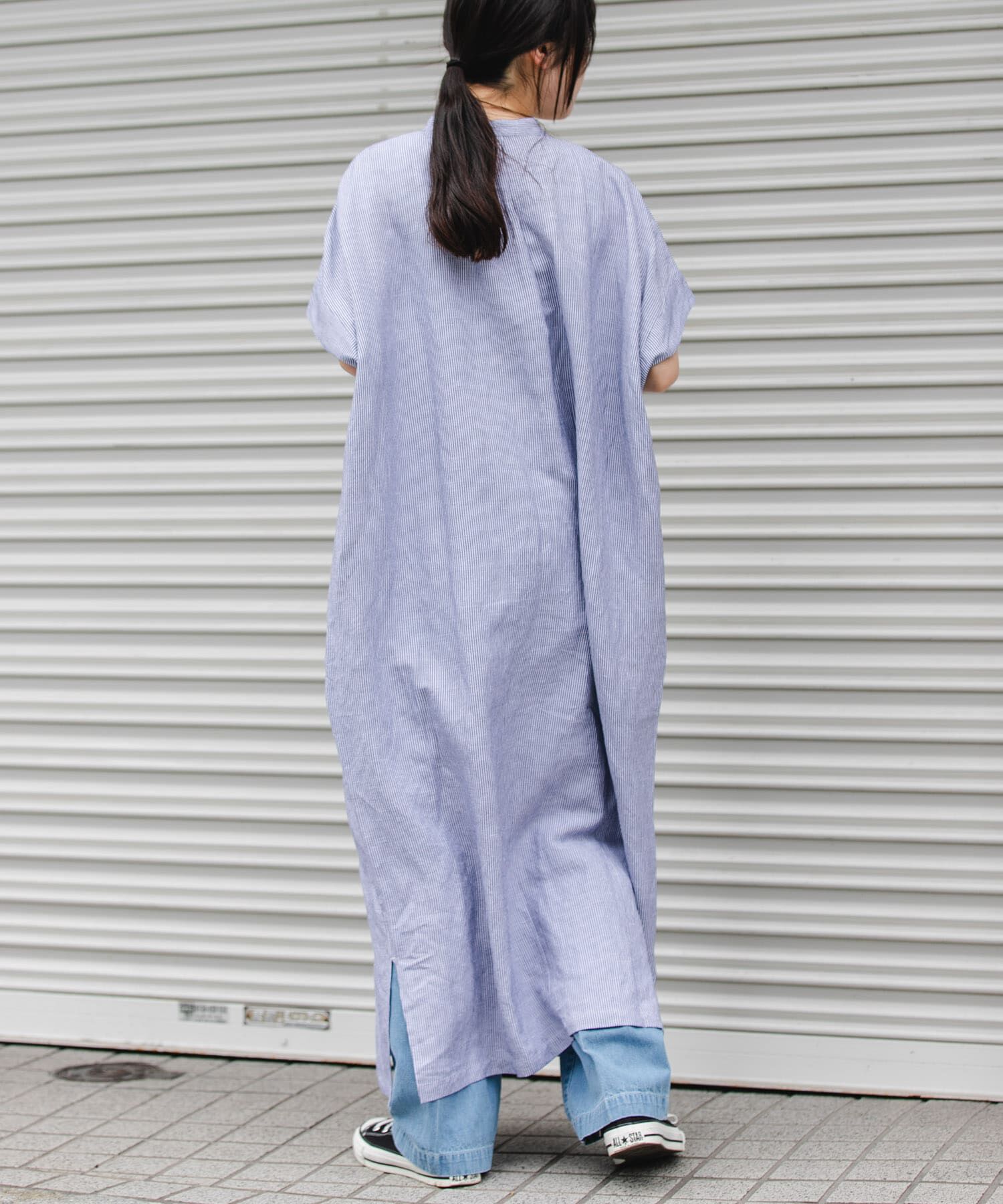 URBAN RESEARCH DOORS「FORK&SPOON　リネンレーヨンシャツワンピース」|ワンピース|