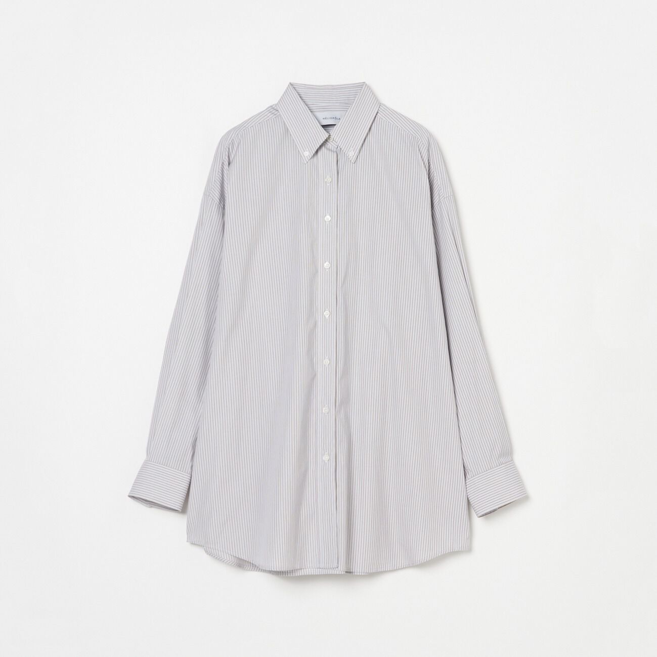 HELIOPOLE「HELIOPOLE BUTTON DOWN BIG SHIRT」|シャツ・ブラウス|ブラウン
