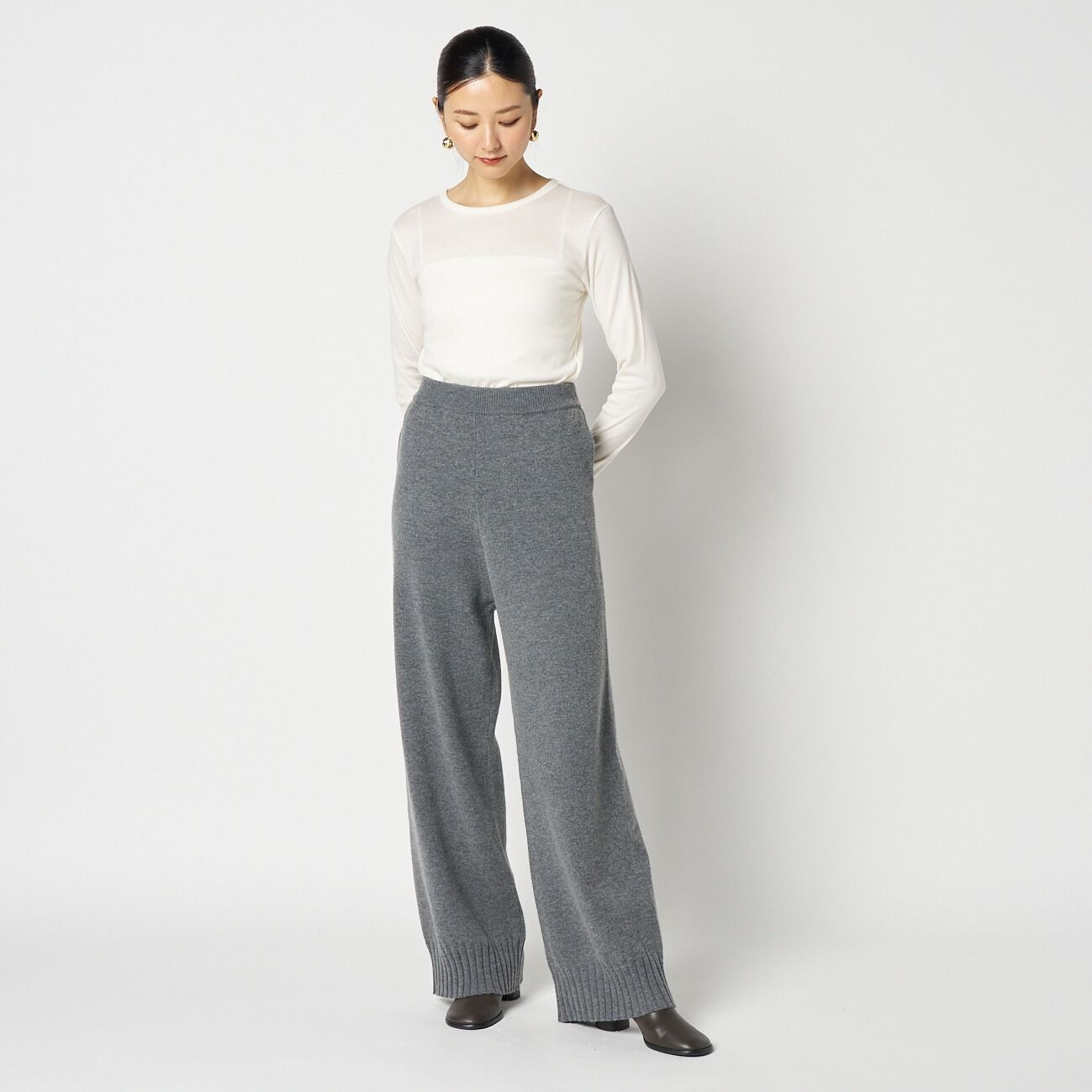 HELIOPOLE「HELIOPOLE KNIT PANTS」|チノ|