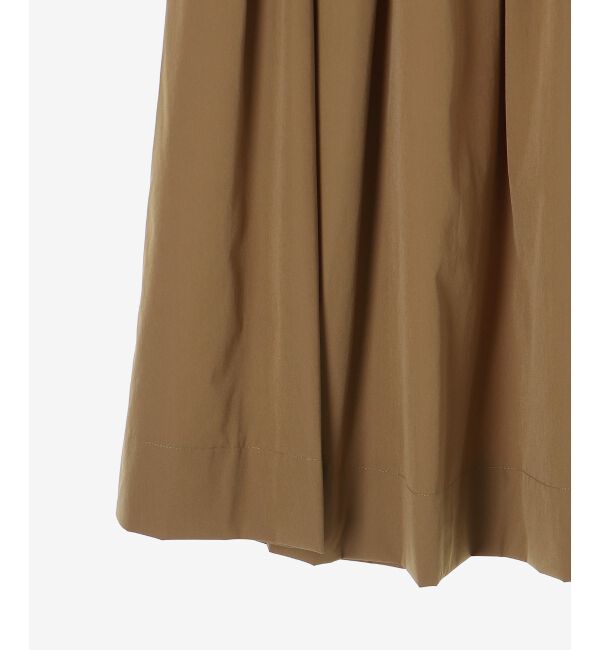  「ナイロンストレッチタックギャザースカート」|スカート|