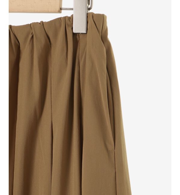  「ナイロンストレッチタックギャザースカート」|スカート|
