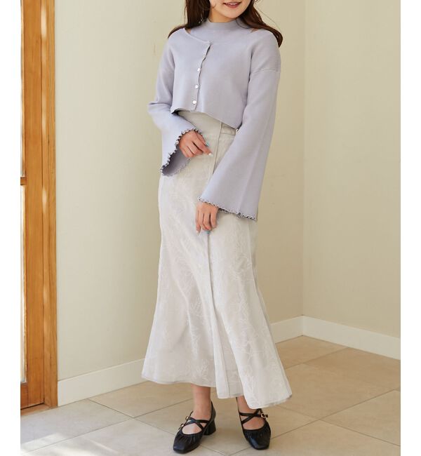 MAJESTICLEGON「フロッキーフラワーマーメイドスカート」|スカート|