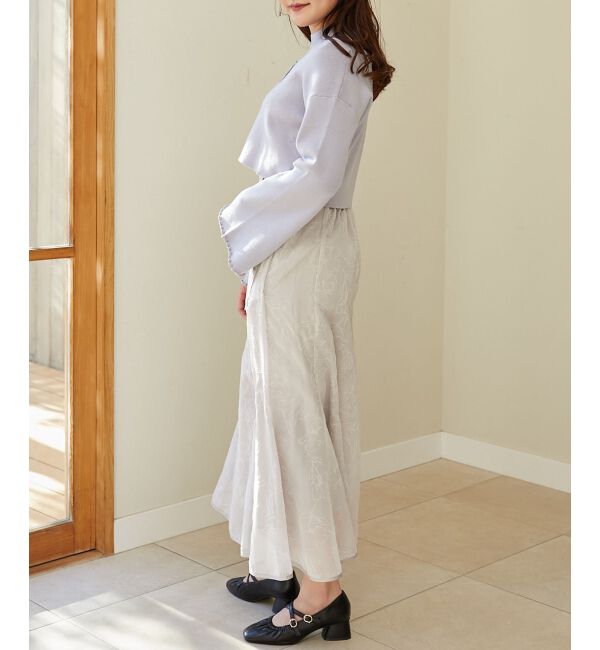 MAJESTICLEGON「フロッキーフラワーマーメイドスカート」|スカート|