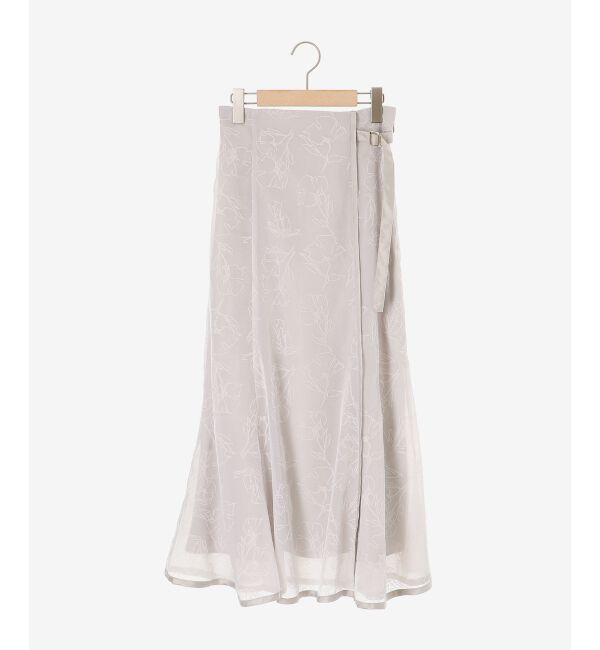 MAJESTICLEGON「フロッキーフラワーマーメイドスカート」|スカート|