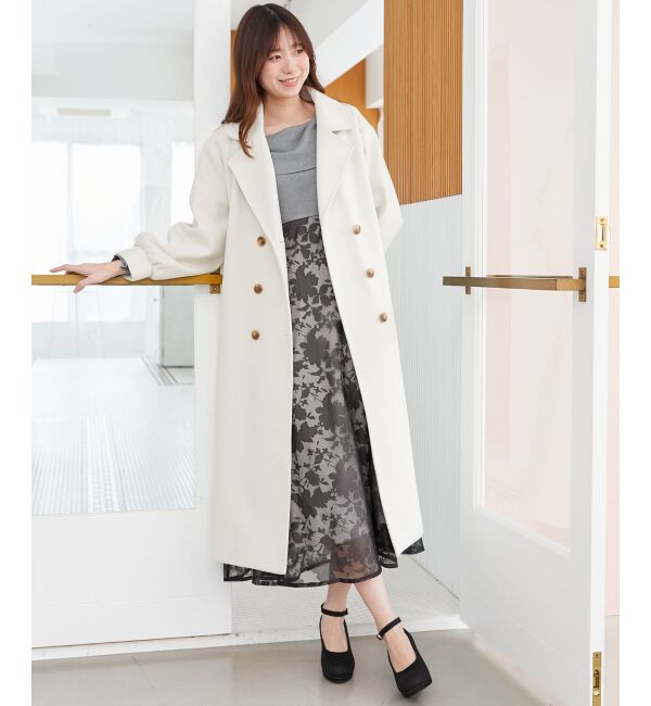 MAJESTICLEGON「レディニットドッキングワンピース」|ワンピース|グレー