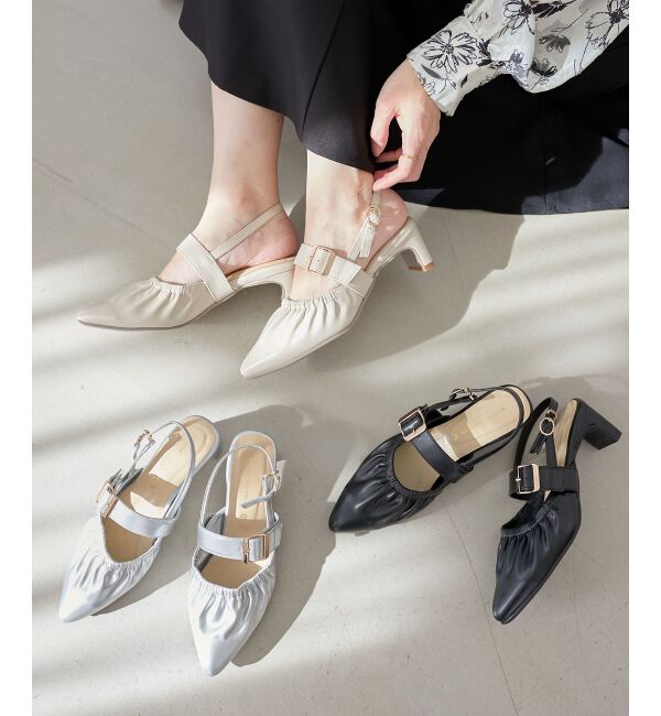 MAJESTICLEGON「ふかふかフィットギャザーミュール」|その他|