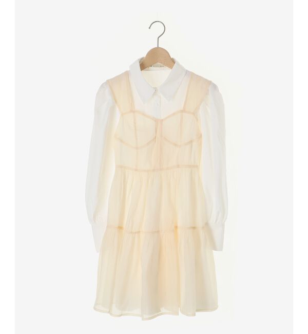 MAJESTICLEGON「シアーミニワンピ&シャツワンピSET」|ワンピース|