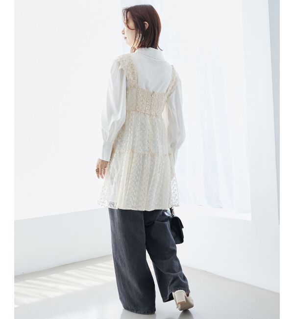 MAJESTICLEGON「シアーミニワンピ&シャツワンピSET」|ワンピース|