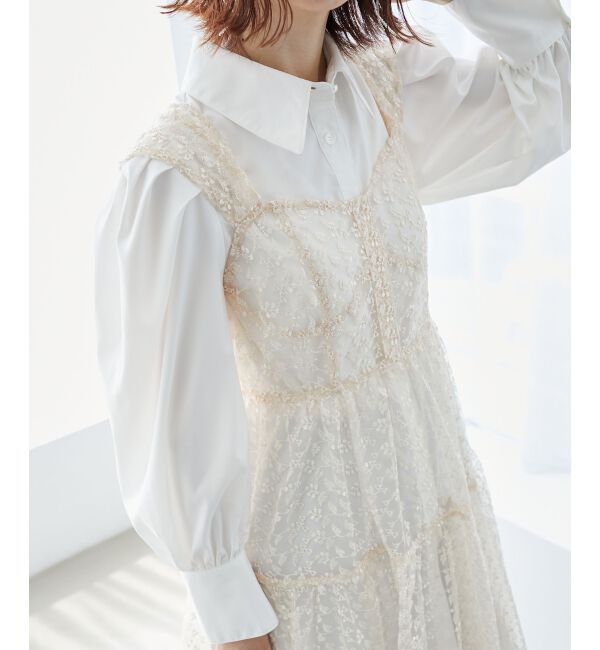 MAJESTICLEGON「シアーミニワンピ&シャツワンピSET」|ワンピース|