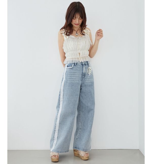 MAJESTICLEGON「ロマンティックアソートデニム」|デニム|