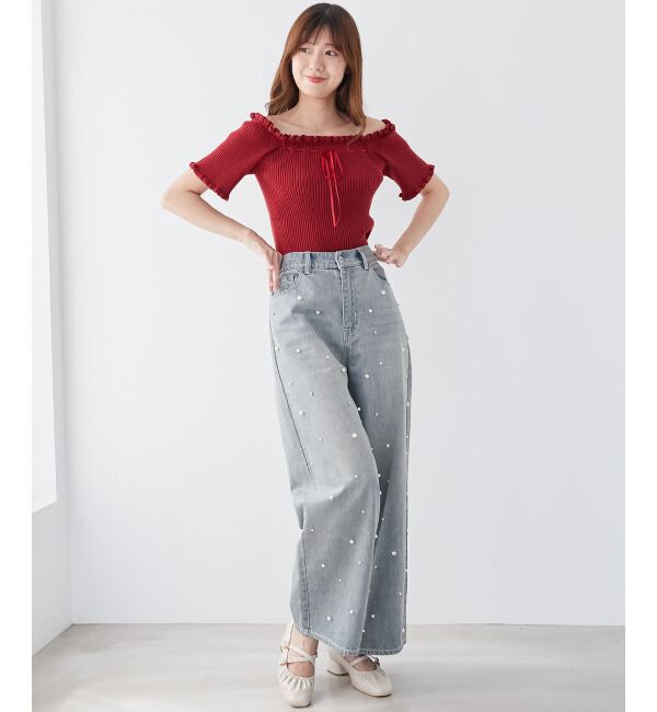 MAJESTICLEGON「ロマンティックアソートデニム」|デニム|