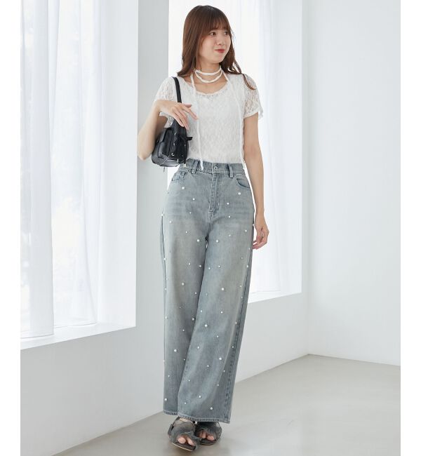 MAJESTICLEGON「ロマンティックアソートデニム」|デニム|