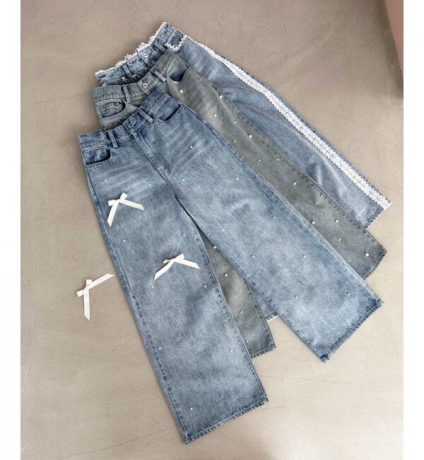 MAJESTICLEGON「ロマンティックアソートデニム」|デニム|