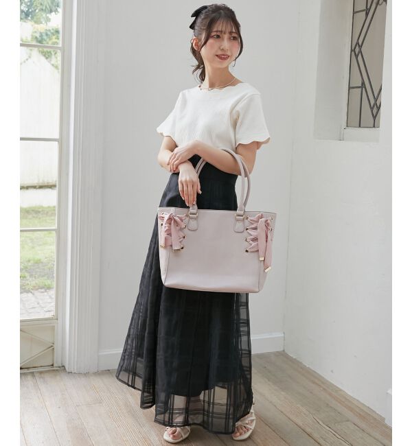 MAJESTICLEGON「サイドレースアップトート」|トートバッグ|