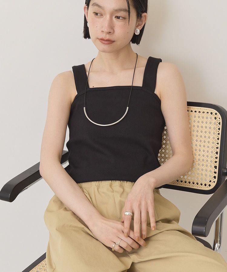 AMERICAN HOLIC「【抗菌防臭】スクエアベアタンクトップ」|インナー|