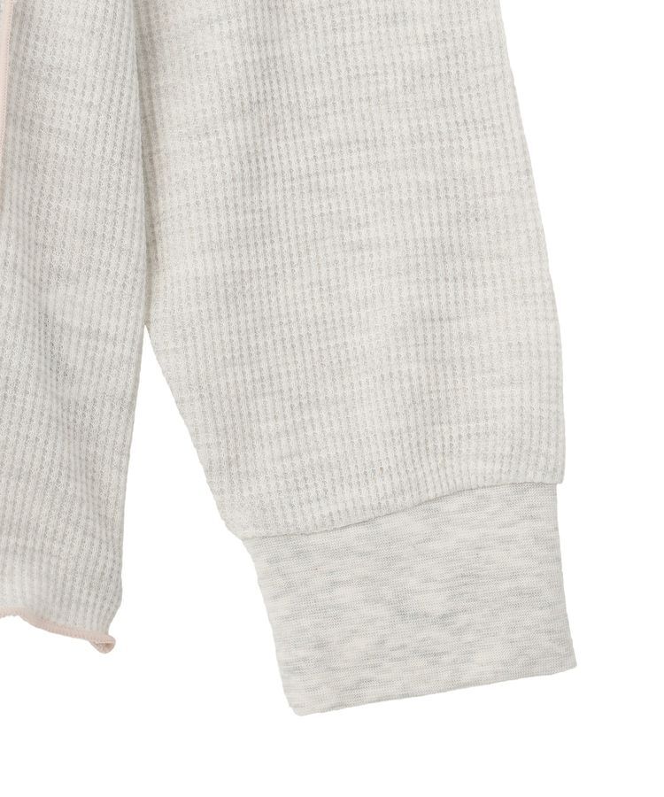 AMERICAN HOLIC「【選べる丈】ヘンリーネック ワッフルメロープルオーバー」|Tシャツ・カットソー|