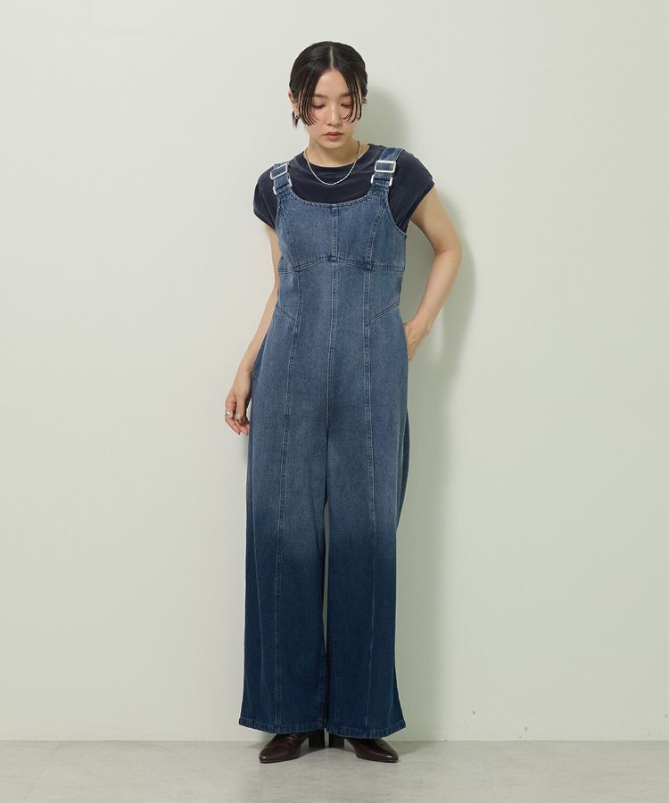 Green Parks「・SUGAR SPOON デニムコルセットオールインワン」|オールインワン|