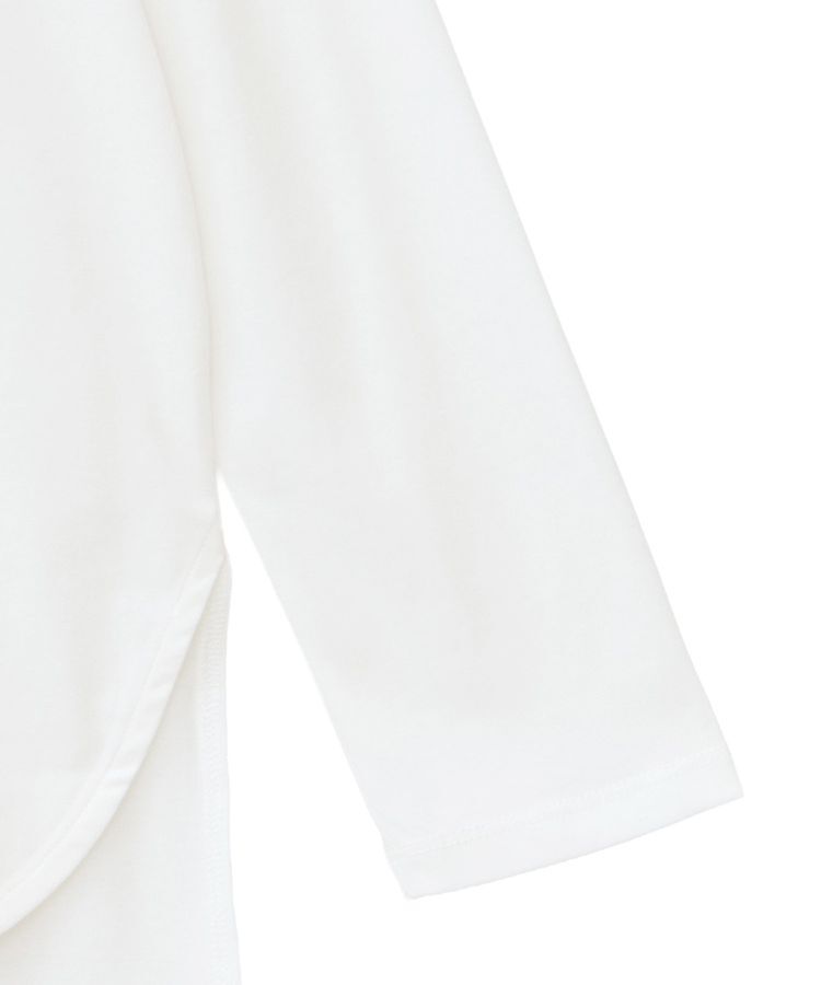 YECCA VECCA「ラウンドヘム長袖ロゴTee」|Tシャツ・カットソー|