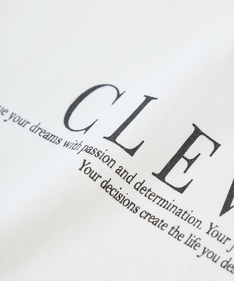 YECCA VECCA「ラウンドヘム長袖ロゴTee」|Tシャツ・カットソー|