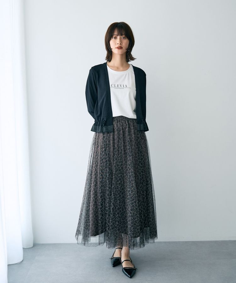 YECCA VECCA「ラウンドヘム長袖ロゴTee」|Tシャツ・カットソー|